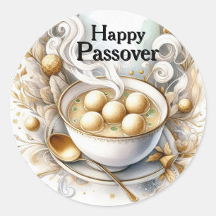 Passover Sticker Matzo Ball Soup