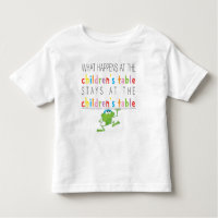 Passover "The Children's Table" Toddler T-Shirt