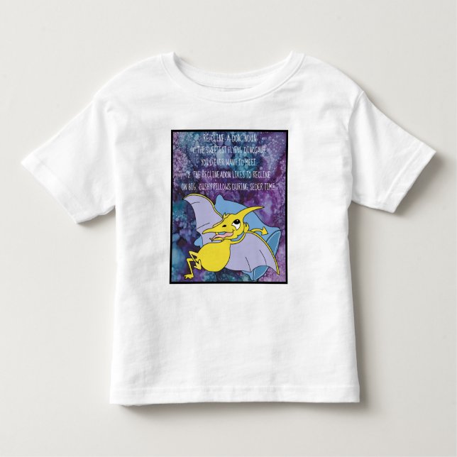 Passover Toddler Define Reclineadon Toddler T-Shirt (Front)