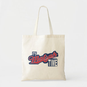 Passover Tote Bag "It’s Matzah Time!"