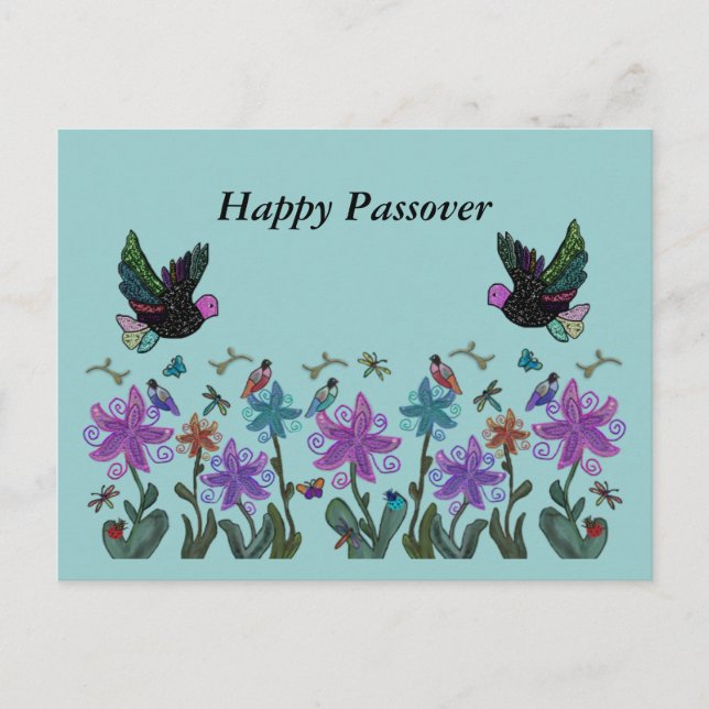 Passover True Freedom Postcard (Front)