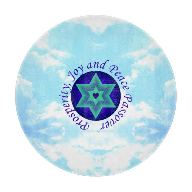 Passover wishes  cutting board (Front)