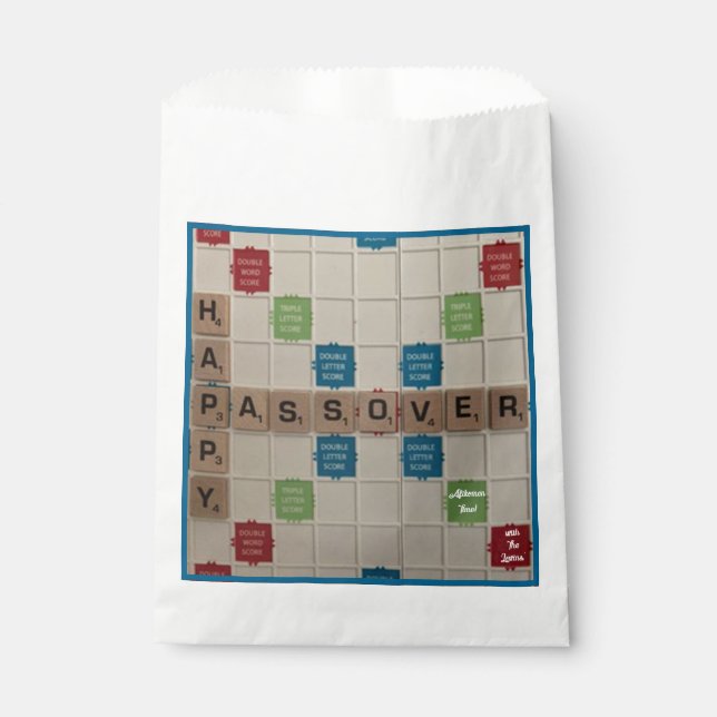 Passover "Word Search" Goodie Favour Bag (Front)