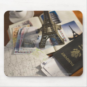 Passport and memorabilia mouse pad