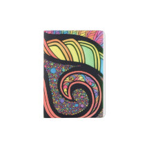 Passport Holder with Abstract Design
