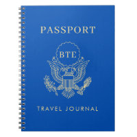 Passport Monogram Custom Text and Colours