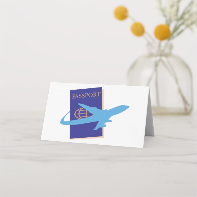 Passport Place Card (Front)