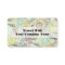 Passport Stamp Travel Print Business Card