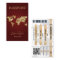 Passport Travel Makeup World Map Boarding Pass