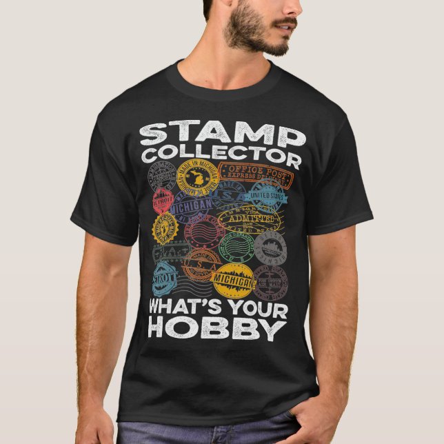 Passport Travel Stamp Collector Whats your hobby  T-Shirt (Front)