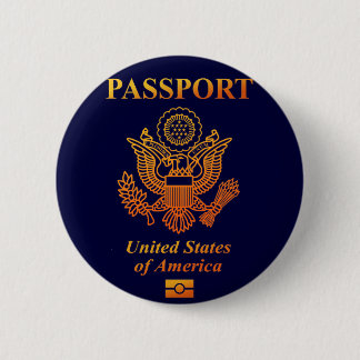 PASSPORT(USA) 6 CM ROUND BADGE