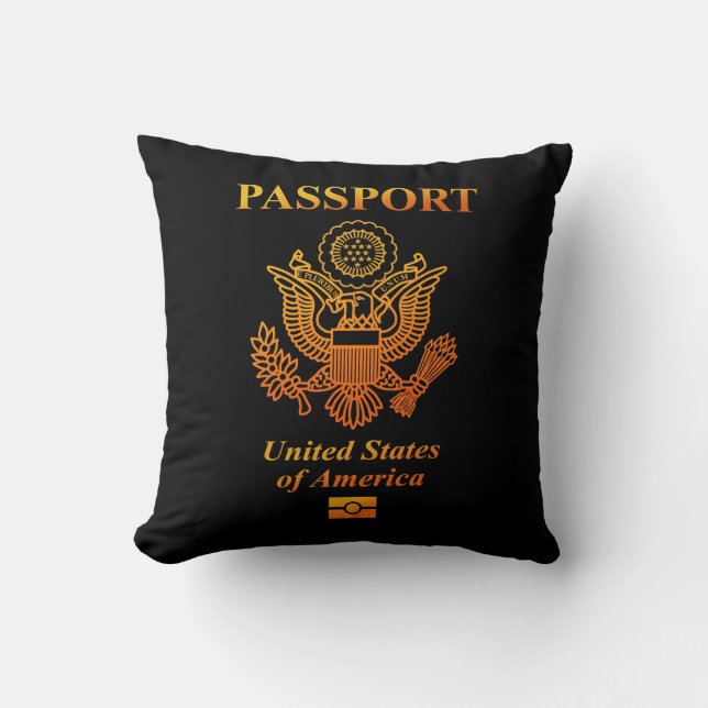 PASSPORT(USA) CUSHION (Front)