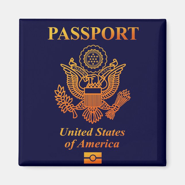 PASSPORT(USA) MAGNET (Front)