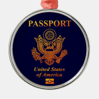 PASSPORT(USA) METAL TREE DECORATION