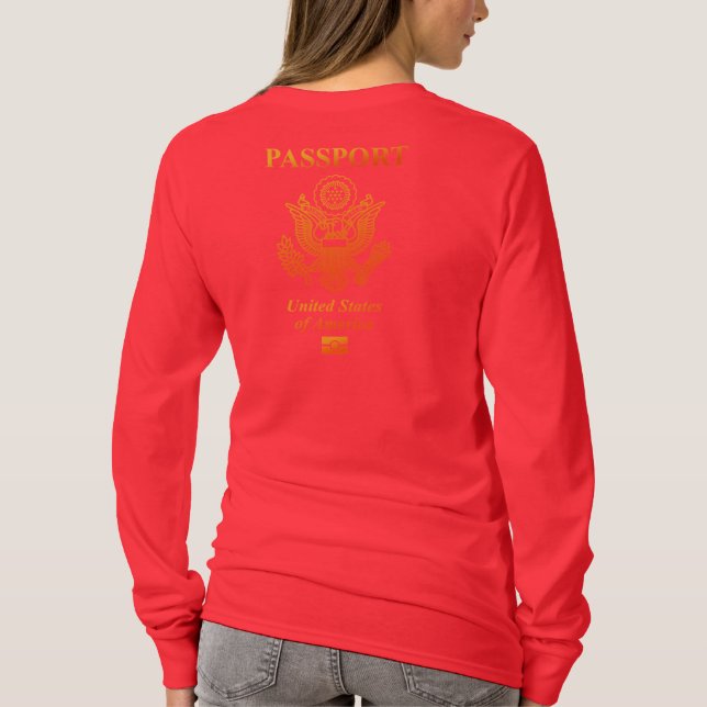 PASSPORT(USA) T-Shirt (Back)