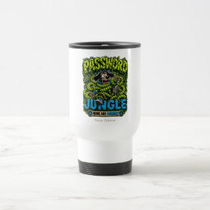 Password Jungle Personalised Funny IT Office  Travel Mug