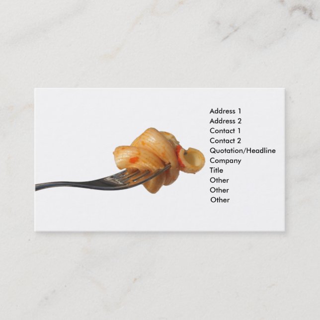 Past Business Card (Front)