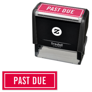 Past Due Self-inking Stamp