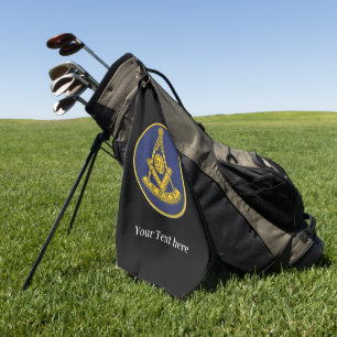 Past Master Lodge Freemason Masonry Masonic Golf Towel