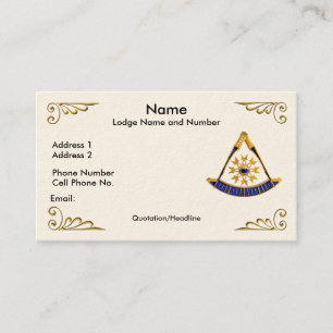 Past Master Profile/Business Card