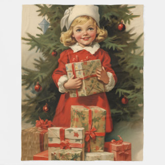 Past Perfect Antique Christmas Blanket 