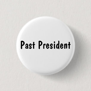 Past President 3 Cm Round Badge