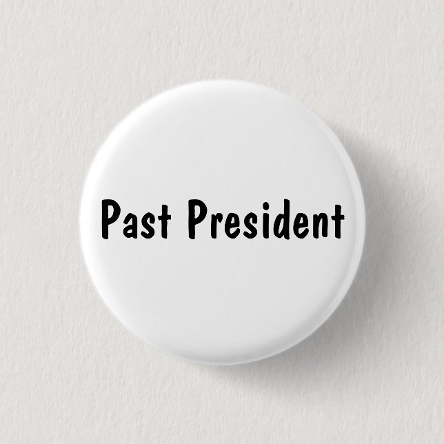 Past President 3 Cm Round Badge (Front)