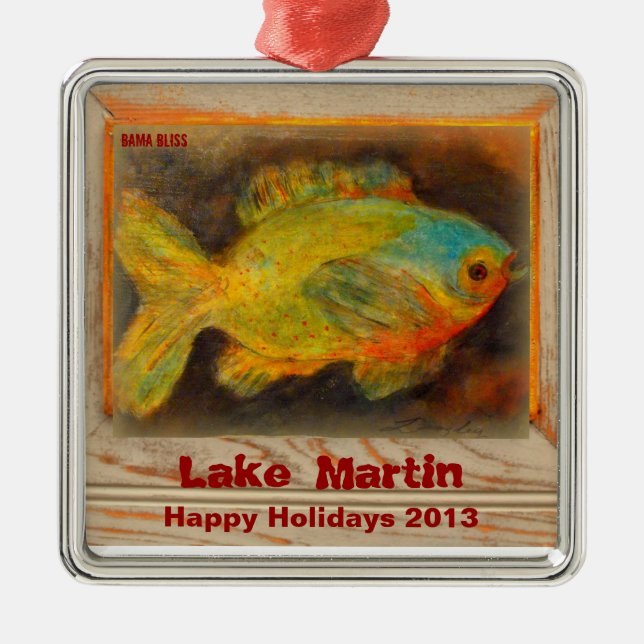 PAST YEARS**2013**Ornament Lake Martin" Metal Tree Decoration (Front)
