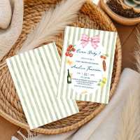 Pasta and Pacifiers, Ciao Baby,Italian Baby Shower
