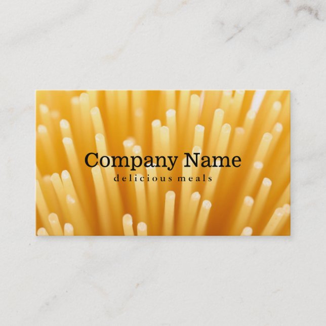 Pasta Business Card (Front)