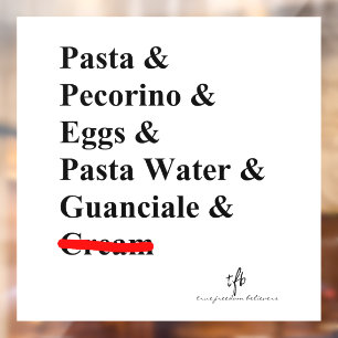 Pasta Carbonara Ingredients