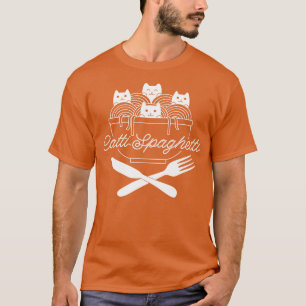 Pasta Cats Ramen Catti Spaghetti by Tobe Fonseca T-Shirt