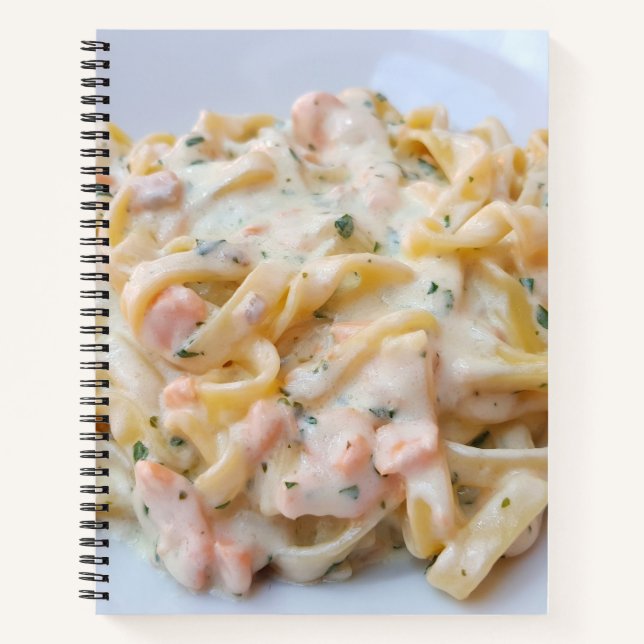 Pasta Custom Food Photo Notebook (Front)