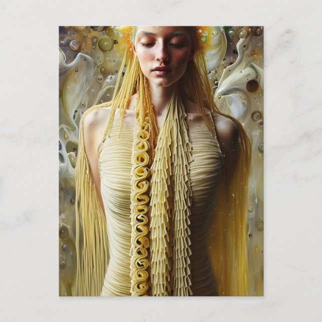 Pasta Dress Postcard (Front)