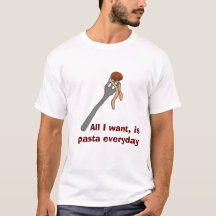 pasta everyday t-shirt