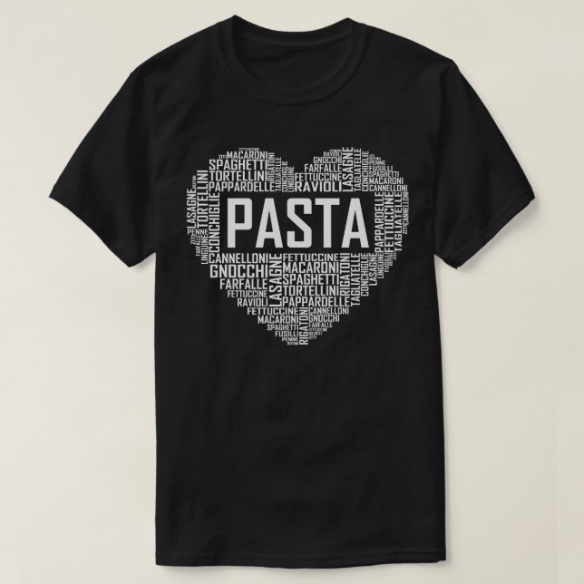 Pasta Heart 2 T-Shirt (Design Front)