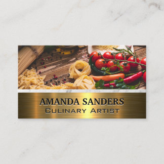 Pasta Herbs and Spices | Culinary Business Card