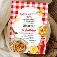 Pasta La Vista Baby Italian Theme First Birthday