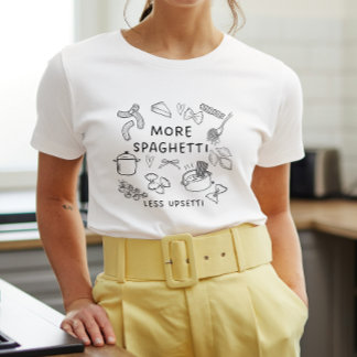 Pasta Lover Doodle T-Shirt  Tri-Blend Shirt