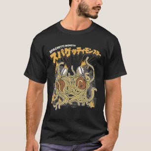 Pasta lover Spaghetti monster anime  T-Shirt