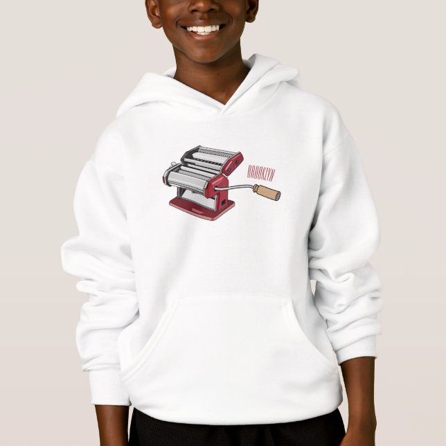 Pasta maker cartoon illustration  (Front)