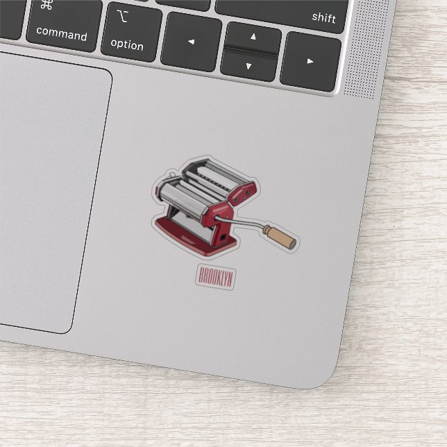 Pasta maker cartoon illustration  (Detail)