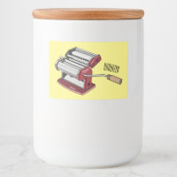 Pasta maker cartoon illustration