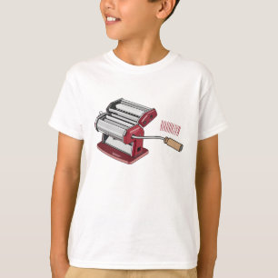 Pasta maker cartoon illustration T-Shirt