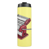 Pasta maker cartoon illustration