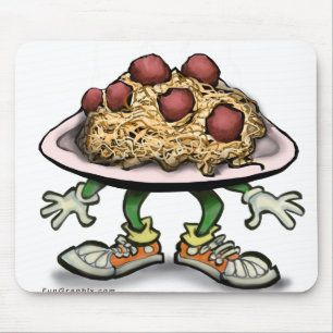 pasta mouse pad