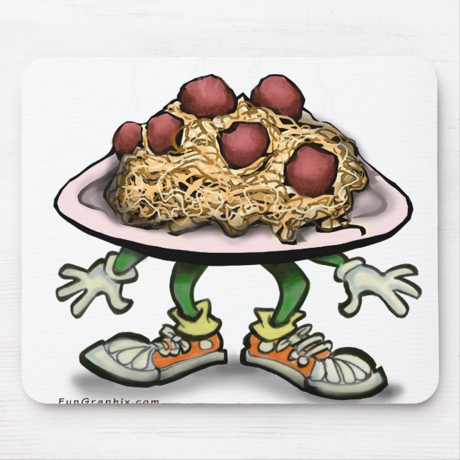pasta mouse pad (Front)