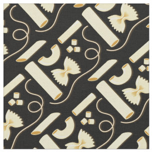 Pasta Noodles Cute Italian Food Fabric