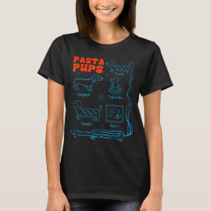 Pasta P Funny Dachshund Wiener Dog Pasta Foodie Do T-Shirt