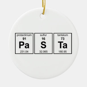 PaSTa Periodic Table Ceramic Tree Decoration